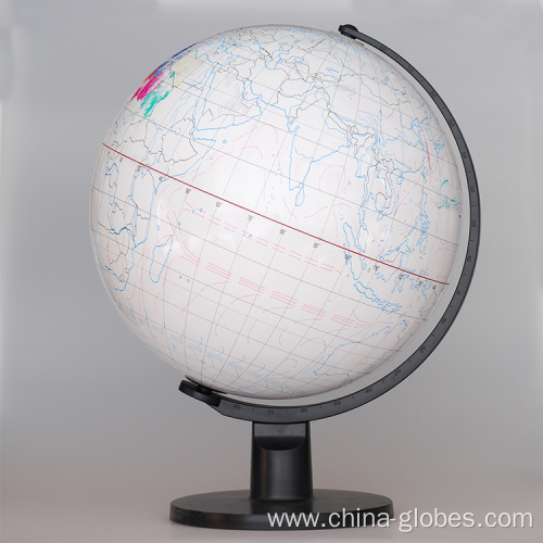 Big Hand Painted DIY World Globe